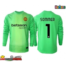 Camisa de Futebol Inter Milan Yann Sommer #1 Goleiro Equipamento Alternativo 2025-26 Manga Comprida